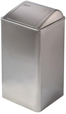 Hexotol REM2006/2 Poubelle Réceptacle Essuie-Mains Mural Acier Inoxydable Inox Brossé 25 X 35,4 X 67 cm
