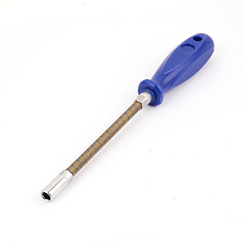 Sourcingmap 8mm Flexible Shaft Spring 7mm Hex Socket Screwdriver Spanner