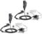 zeadio Surveillance Covert Air Acoustic Tube Walkie Talkie Earpiece Headset with Push-To-Talk Microphone for Motorola 2 Pin Two Way Radio (Pack of 2)