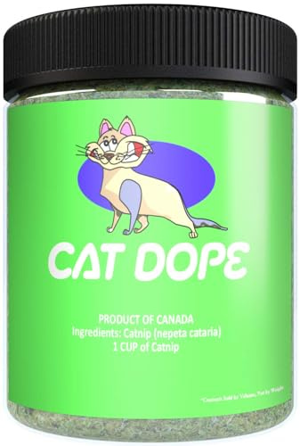 Cat Dope Catnip, 100% Natural Cat Nip Blend That Energizes and Excites Cats