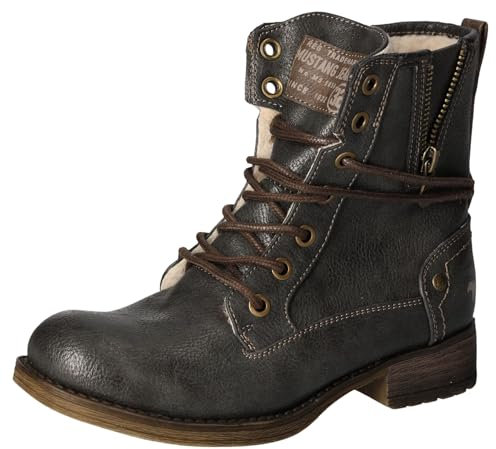 MUSTANG StieStiefeletten, Graphit, 33 EU