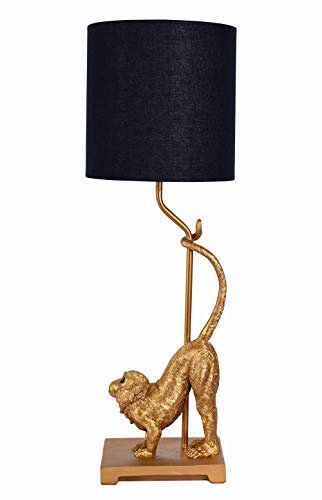 Nachttischlampe Monkey Tischleuchte (ohne Leuchtmittel) Affe Lampe Affenfigur Leuchte Tischlampe cw227 Palazzo Exklusiv