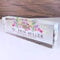 Artblox Office Desk Name Plate Personalized | Custom Name Plates for Desks | Succulents Design On Clear Acrylic Glass | Office Desk Decor - (8 x 2.5)