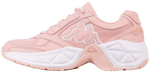 Kappa Krypton Unisex Scarpe per jogging su strada Unisex - Adulto, Rosa (rosé/white), 38 EU
