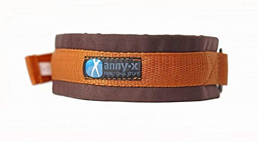 Anny-X annyx Zugstopphalsband Halsband Hund Fun braun/Bernstein (5)