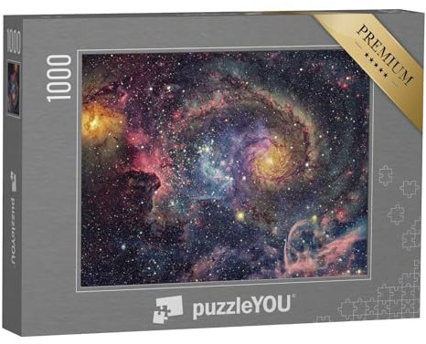 puzzleYOU: Puzzle 1000 Teile „Galaxie und Nebel, Abstrakter Weltraum-Hintergrund“ – aus der Puzzle-Kollektion Astronomie