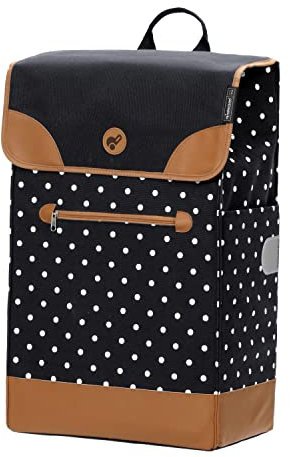 Andersen Einkaufstrolley Ersatztasche - 47 Liter - Seiten- & Fronttasche - extra Innenfach - wasserabweisend - Reflektoren - faltbar - Aiko schwarz