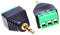 SHANFEILU 3.5mm 3 Pole Stereo Audio Male to 3 Screw Terminal Female Adapter 1/8 Inch TRS Stereo to 3-Pole Soldless Screw Double Track Headphone Converter 2-Pack
