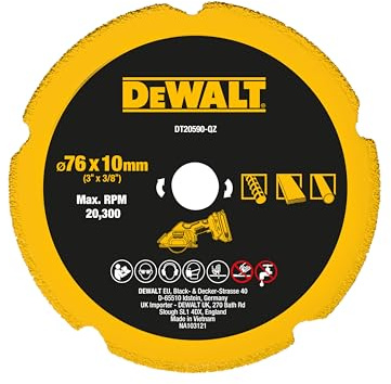 DEWALT 76MM MULTI MAT DIA BLADE (FITS DCS438)