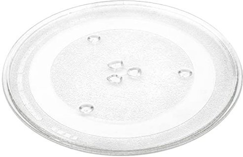 vhbw Mikrowellen-Teller kompatibel mit Samsung G2739, GE82NC-B, GE872C-S, GE87MC Mikrowelle - Drehteller mit Y-Aufnahme, 285 mm, Glas, Transparent