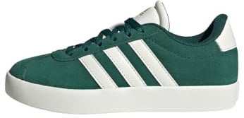 adidas VL Court 3.0 Shoes Kids, Scarpe Unisex - Bambini e Ragazzi, Green off White Gold Metallic, 31.5 EU