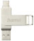 Hama Chiavetta USB C-Rotate Pro, USB-C 3.1/3.0, 256GB, 100MB/s, Argento