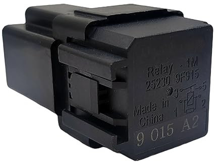 Alikkash Relé multiusos 25230-9F915 12 VDC 4 Pins Radiador Ventilador Relé