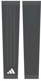 adidas Core Compression American Football Arm Sleeve Manguitos, Team Dark Grey, S/M Hombres