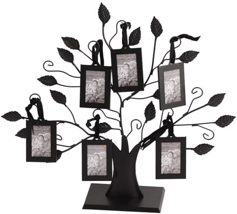 Metall Familienbaum Fotos Rahmen Display Baum Bilderrahmen Stand mit hängenden Bildern Frames, Home Decor (S)