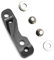 MIEBA Flat Mount Bremssattelhalterung Adapter vorne - 0F/20F (vorne 140/vorne 160) / hinten - 20F (hinten 160) für SRAM Disc Brack Bremssattel (Rear-20F)