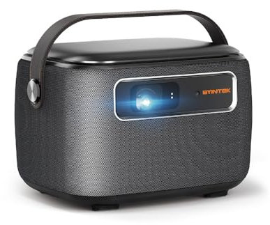 BYINTEK R20 Max Mini Projector, Smart WiFi DLP Projector, Android 11.0, 15600mAh Battery, Support 3D, for Home Theater Teaching Outdoor Movies