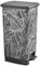 Sundis Cover Bin, poubelle à pédale 40 L, rectangulaire, en plastique recyclé, style jungle, avec anses pour accrocher et cacher le sac, pour cuisine, bureau, buanderie, atelier, garage