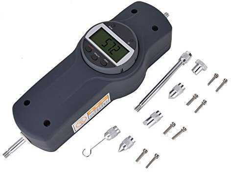 Spacnana Digitales Kraftmessgerät, Kraftmessgerät, Digitales Dynamometer, Push- und Pull-Tester, N/KG/lb, Kraftmessgeräte (WDF-30N)