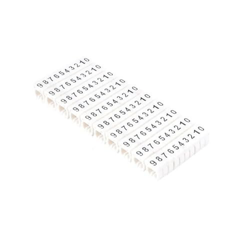 Cable Labels 100/150 Pcs Cable Markers Colourful C-Type Marker Number Tag Label for 2-10mm Wire Marker Tag Label Network Cable Cable Markers(White-M-1(2.5mm))