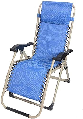 WYRMB Liege klappbarer Liegestuhl-Patio Zero Gravity Falt Lounge für den Außenbereich Verstellbare Rasens tuhl Kissen am Pool, Mehrfarbig, optional, Sonnen Liege-One Size_Green