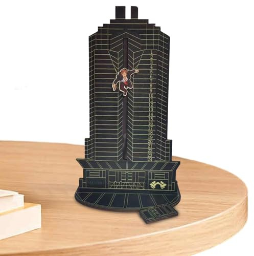 Harter Adventskalender – 24-Stunden-Deko-Kalender aus Holz | Vielseitiger Kalender mit Hans Gruber Fallen von Nakatomi Platz für Zuhause, Outdoor, Geschenke, Partys