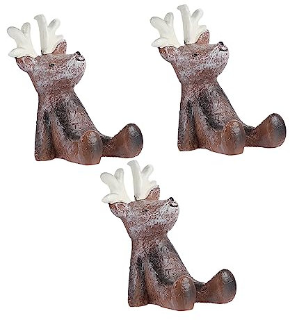 Angoily 3pezzi Ganci Adesivi Da Parete Cartoon Per Presa Elettrica Supporti Multiuso Per Organizzazione Fili e Decorazioni Natalizie Facili Da Installare Su Superfici Lisce