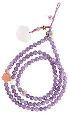 CANIGHT Cordon De Suspension Pour Téléphone Cordon En Améthyste Pour Téléphone Pierres Violettes Pour Un Look Élégant