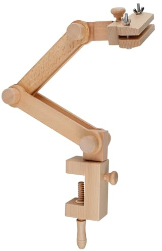 Adjustable Embroidery Hoop Stand Cross Stitch Lap Stand Embroidery Hoop Holder Stand Cross Stitch Stand Clamp Vertical Table Stand Hands Free Embroidery Frame Stand Cross Stitch Hoop Holder