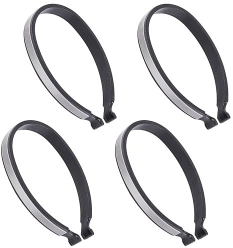 Pinces à Vélo Réfléchissantes,4 Pcs Gris Clips de Jambe de Pantalon Pince à Pantalon Réglable Clips Réfléchissants Vélo de Nuit Sécurité et Confort Accrus Extensibles pour Jogging, Randonnée