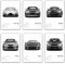 NebulaNova JDM Auto Poster Japanische Sportwagen Leinwanddrucke Klassisches Schwarz Weißes Wandkunst für Jungen Zuhause Schlafzimmer Büro Wohnheim Zimmerdekoration (6 Stück 20 x 30 cm Ungerahmt)