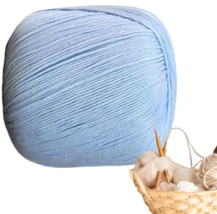 Häkelgarn - Strickgarn Kaschmirwolle Deckengarn, Handgestrickt Weiche Seide Langfaden | Baumwollgarn Dicke Wolle zum Häkeln, Acrylwolle zum Stricken, Doppelstrickwolle, Khaki