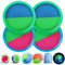 Charmofun Juego de Pelota Velcro, Juguetes de Playa Toss Catch Ball para Niños, Juego de Pelota con 4 Raquetas y 4 Pelotas, Lanzamiento Pelota Juegos para Piscina Jardin Exterior