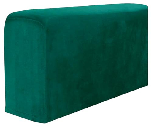 Sofa-Armabdeckungen, Stretch-Slip-Stuhlarmarmabdeckungen, Waschbecken Silber Fuchs Samt Ruhe für Stuhl, Sofa, Couch und stilvoll