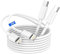 ZMHPJQ 2M iPhone Cavo Caricatore USB C [Certificato MFI] 2pack cavetto di ricarica veloce di tipo C to lightning fast charger Cavi per apple iPhone14 13 12 Pro Max Mini/11/XS/X/2020 SE/ipad bianco