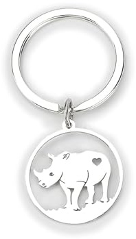 Zynara Schlüsselanhänger Nashorn,Geschenk für Frauen,Glücksbringer Auto Schlüsselanhänger für Freundin, Weihnachtsgeschenke,Geschenk zur Einschulung