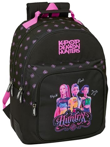 K-POP Demon Hunters Schulrucksack für Kinder, ideal für Kinder verschiedener Altersgruppen, bequem und vielseitig, Qualität und Widerstandsfähigkeit, 32 x 15 x 42 cm