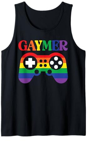 Rainbow Gaymer Gamer Gay Controller Gaming Pride CSD LGBTQ+ Tank Top