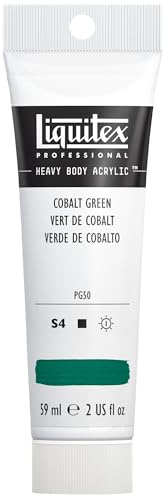 Liquitex Heavy Body Acrylic Paint, 2-oz Tube, Cobalt Green