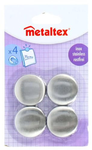Metaltex 295502 Magnete 4-er set, Durchmesser 3 cm