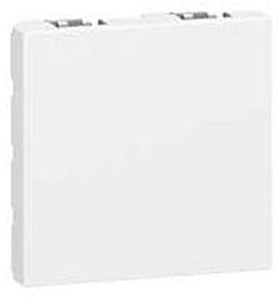 Legrand 077071 Obturateur Mosaic, 2 Modules, Blanc