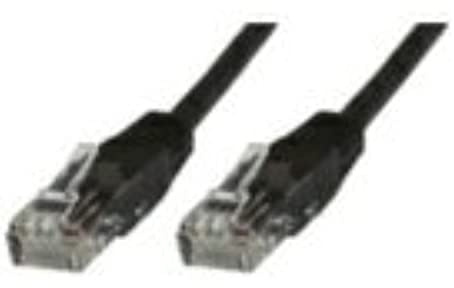 MicroConnect UTP cat5e 15 m 15 m Black Network Cable – RJ-45 Network Cable (15 m, RJ-45, Black)