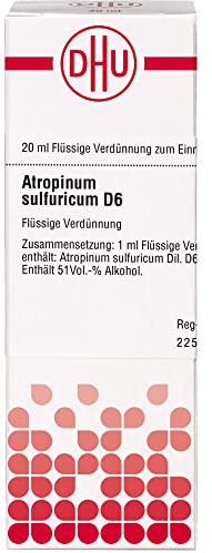 Atropinum sulfuricum D6 DHU Dilution, 20 ml Lösung