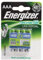 ENERGIZER 638624 BATTERY PRE-CH NIMH AAA 500MAH [Pack Size: 4] Pro-Series (Epitome Verified)