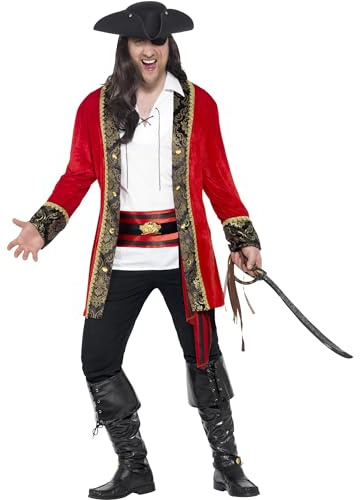 Smiffys Curves Pirate Captain Costume