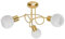 Lindby Deckenlampe Elaina (Modern) in Gold/Messing aus Metall (3 flammig, E14) - Deckenleuchte Lampe Wohnzimmerleuchte