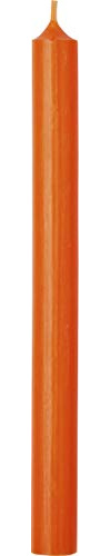 IHR Zylinderkerze, 25 cm, einfarbig, Orange