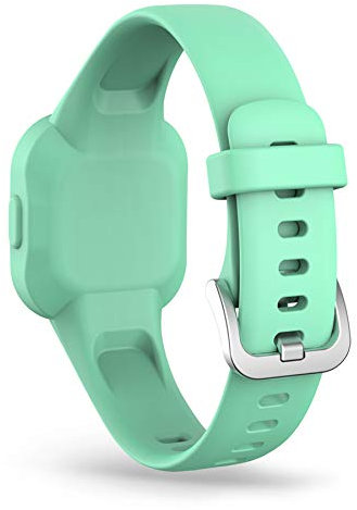 RuenTech Kompatibel mit Garmin Vivofit JR 3 Armband Kinder 2020 Ersatzarmband Silikon Armbänder Ersatzbandbänder Klein Groß (Blaugrün)