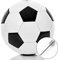 Fußball Größe 4 für Kinder & Jugend 6-11 Jahre, 330g leicht, robust, für draußen, original schwarz-weiß, Kunst-Leder Fußbälle, Outdoor Spielzeug, Trainingsball Kinder (Schwarz-Weiß, Einzeln)