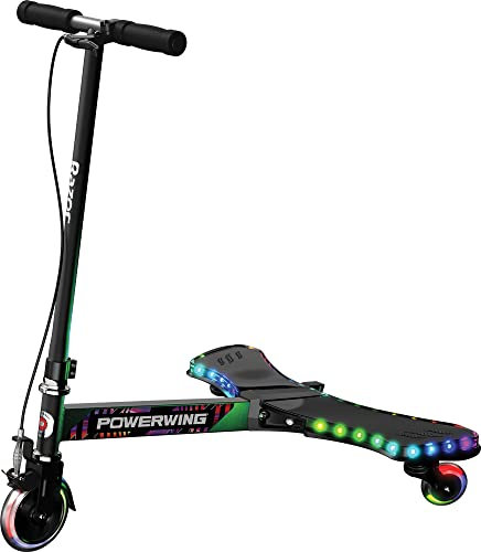 Razor Unisex, Teenager PowerWing Scooter, schwarz, One Size